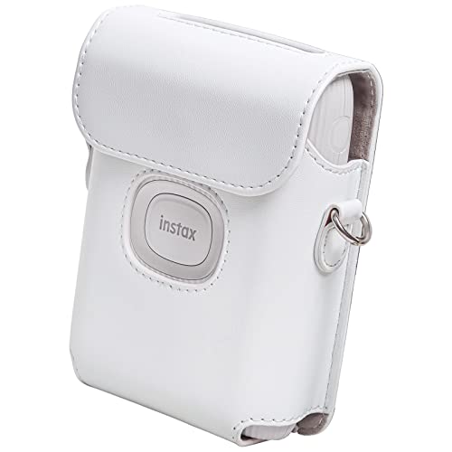 Rieibi Mini Link 2 Tasche - Schutzhülle für Fujifilm Instax Mini Link 2 Smartphone Drucker Mini Link 2 hülle mit Schultergurt, weiß, Kosmetikkoffer von Rieibi