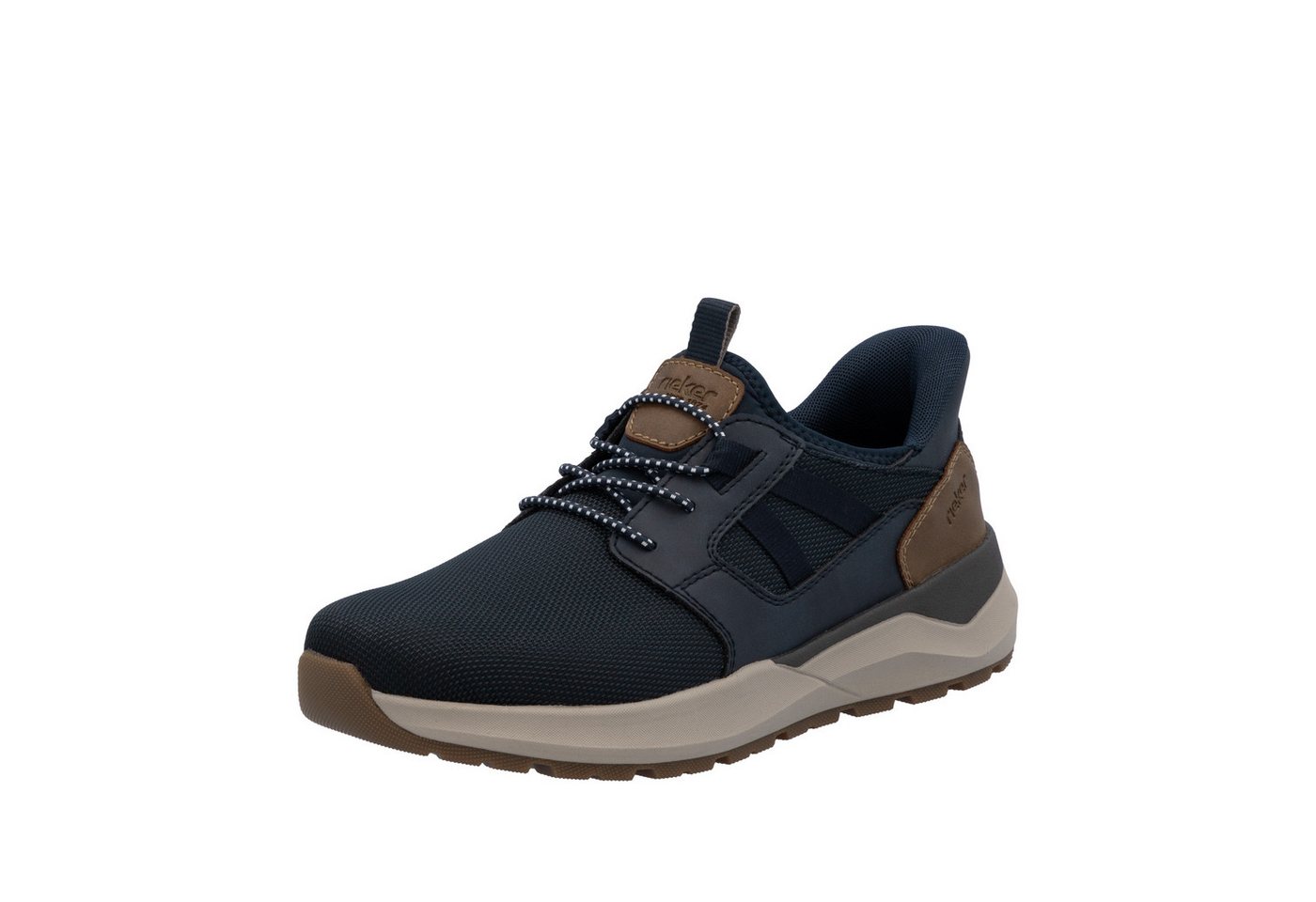 Rieker Ready2GO Slip-On Sneaker Schlupfschuh, Halbschuh, Freizeitsneaker mit Gummizug für guten Sitz von Rieker