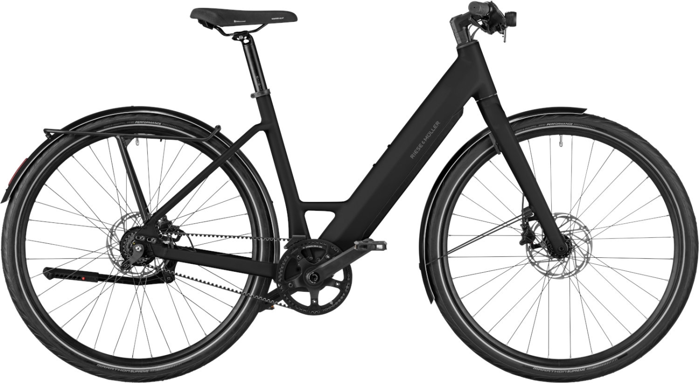 Unisex E-Bike  Riese & Müller UBN Six silent schwarz . 2023 (bitte Rahmenhöhe wählen: 51 cm | Körpergröße 165 - 180 m (UBN)) von Riese und Müller