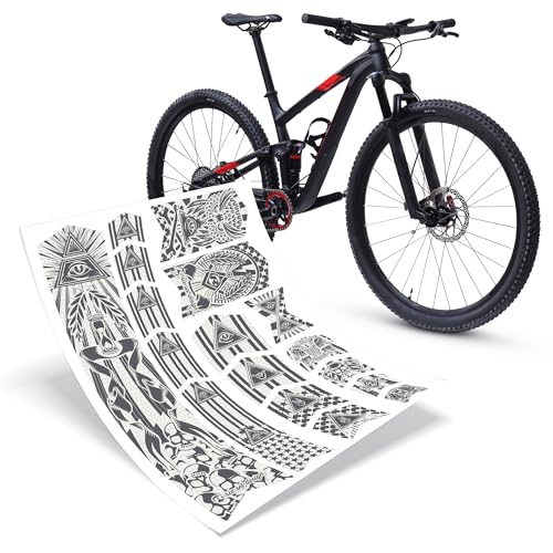 Riesel Design® Frame:Tape 3000 Fahrrad Rahmenschutz - Stylische Fahrrad Schutzfolie / 17 selbstklebende Fahrradschutzfolien/MTB Rahmenschutzfolie für den gesamten Rahmen als Kratzschutz von Rie:Sel Design