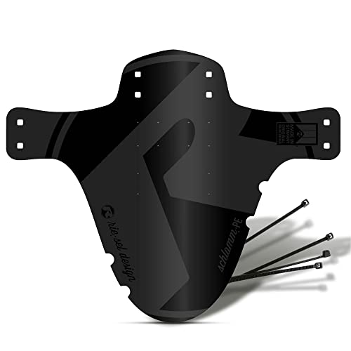 Riesel Design® 1x Mudguard - Schlamm:PE - MTB Schutzblech inkl. Kabelbinder/Stylisches Fahrrad Schutzblech & modernes Mountainbike Schutzblech für Jede Fahrradgröße von Riesel Design