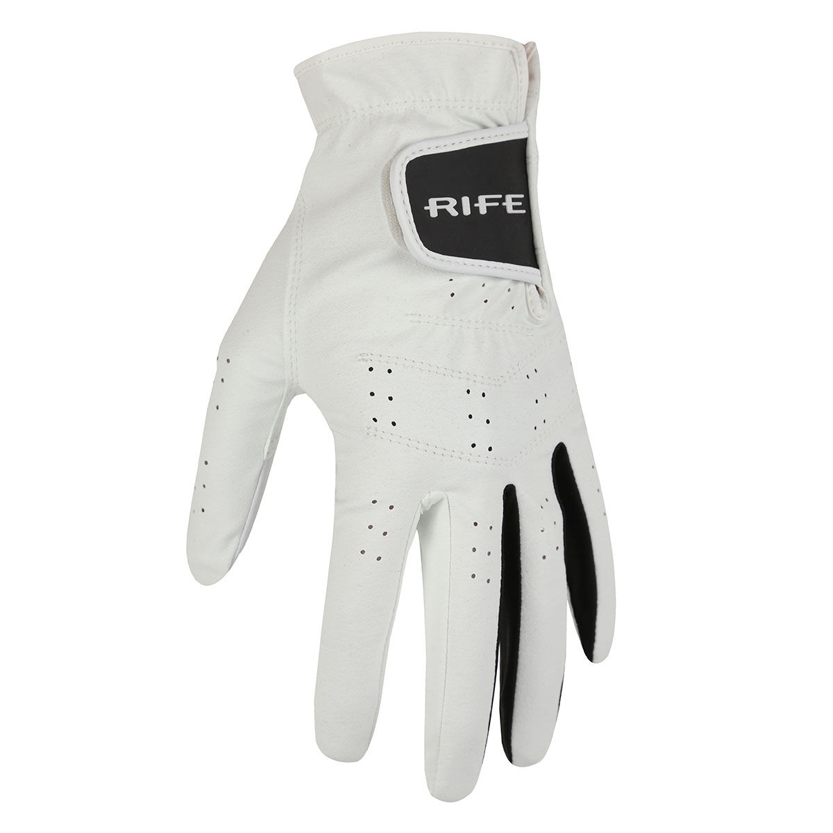 Rife Mens White RX Hybrid Golf Glove, Size: Medium/Large | American Golf von Rife