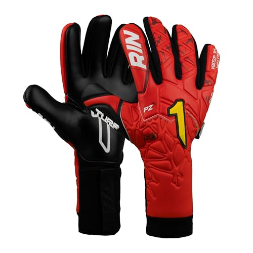 Rinat Dominus Torwarthandschuhe Xtreme Guard Turf Junior, Rot, Größe 4 von Rinat