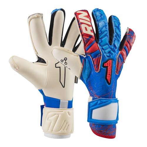 Rinat Egotiko Avengers Pro Torwarthandschuhe, für Erwachsene, Blau, Größe 8 von Rinat