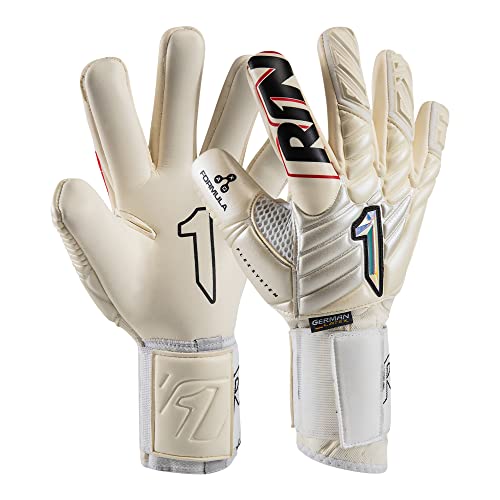 Rinat Meta GK Pro Torwarthandschuhe, Weiß, Erwachsene, Unisex, Größe 9 von Rinat