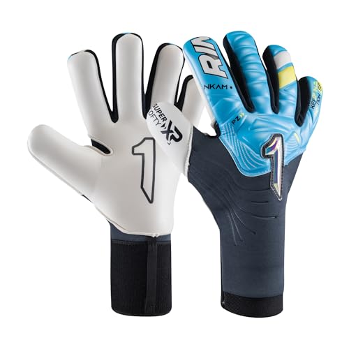 Rinat NKAM Fußball-Torwarthandschuhe für Erwachsene, Blau, Unisex, Größe 10 von Rinat