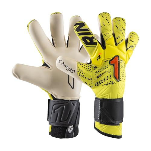 Rinat Xtreme Guard Dominus Alpha Torwarthandschuhe, für Erwachsene, Gelb, Größe 9 von Rinat