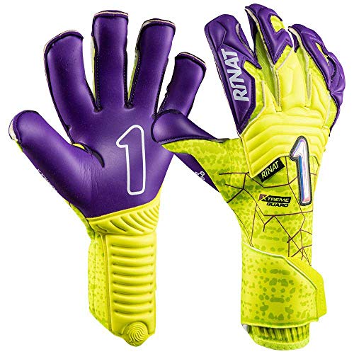 Rinat Torwarthandschuh Xtreme Guard PRO, Neongelb/Lila, 11, 1XTGUPAA50-506-223 von Rinat