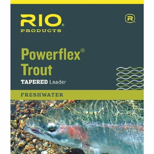 Rio Powerflex Forellenvorfächer, 3 Stück, 2,7 m 4X von Rio Brands