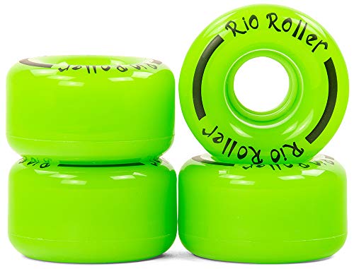 Rio Roller Coaster Räder, Unisex, Erwachsene L Grün (Green) von Rio Roller
