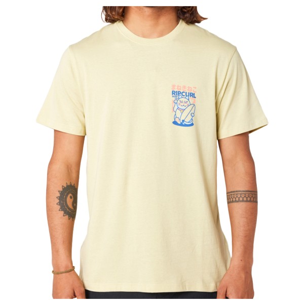 Rip Curl - Desti Animals Tee - T-Shirt Gr M beige von Rip Curl
