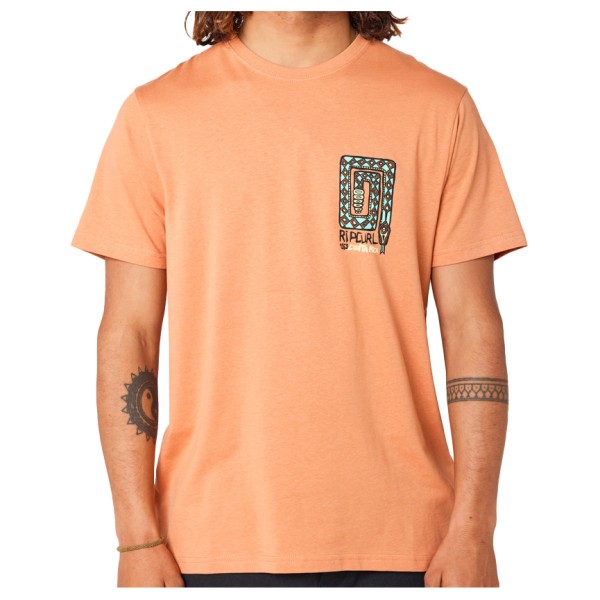 Rip Curl - Desti Animals Tee - T-Shirt Gr XXL orange von Rip Curl
