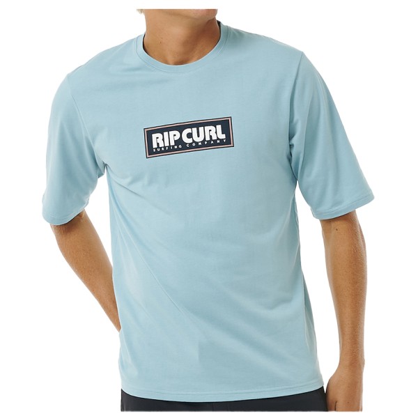 Rip Curl - Icons Of Surf S/S UV - Lycra Gr L blau von Rip Curl