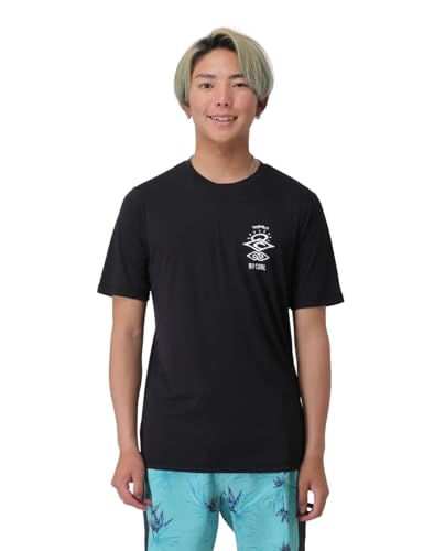 Rip Curl Icons Surflite S/S UV-T-Shirt, schwarz, Medium von Rip Curl