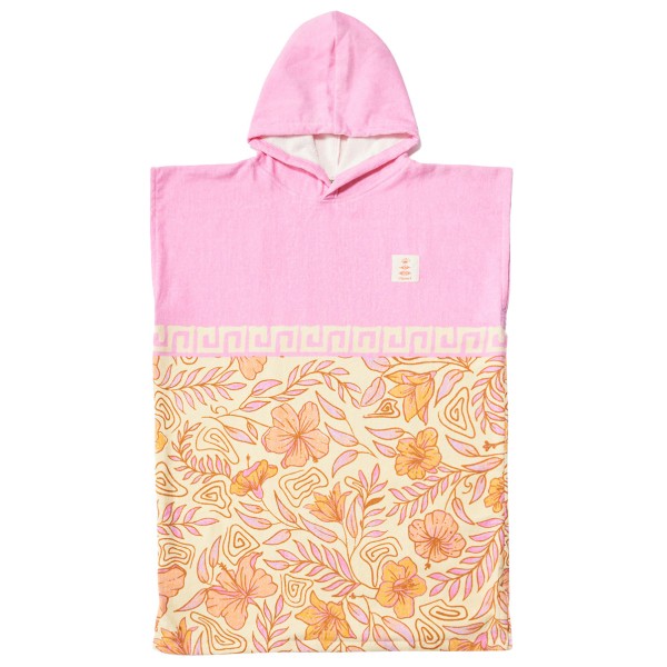 Rip Curl - Kid's Mixed Hooded Towel - Surf Poncho Gr One Size rosa von Rip Curl