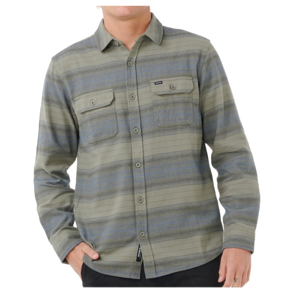 Rip Curl - Line Up Flannel Shirt - Hemd Gr XXL grau von Rip Curl