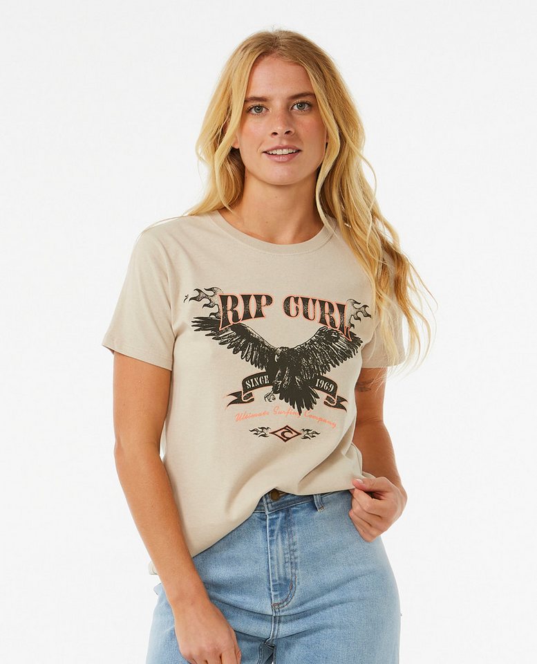 Rip Curl Print-Shirt Ultimate Surf Entspanntes Kurzärmliges T-Shirt von Rip Curl