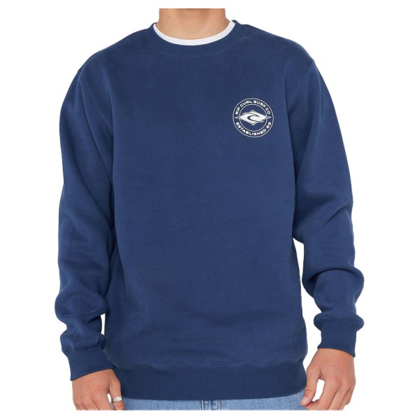 Rip Curl - Staple Crew - Pullover Gr M blau von Rip Curl