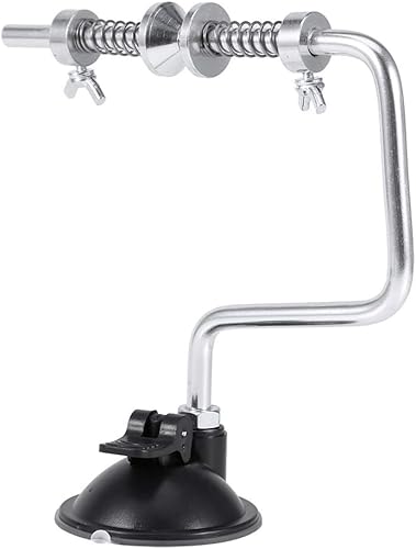 Risegun Schnurspulgerät Angelschnur mit Spulenzähler – Tragbare & Stabile Spooling-Station für Mono/Fluoro/Geflochtene Schnüre, Schnellspann-Saugnapf von Risegun
