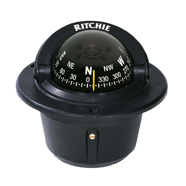 Ritchie Navigation Explorer Flush Compass Schwarz von Ritchie Navigation