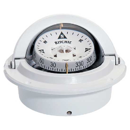 Ritchie Navigation Voyager Flush Mount Compass Weiß von Ritchie Navigation