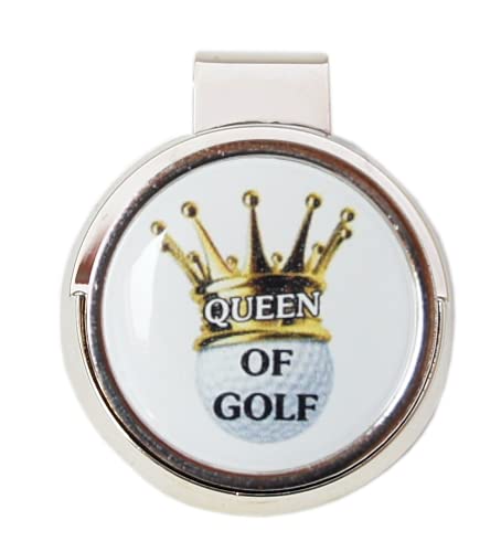 Cap-Clip mit Golfball Marker Queen of Golf Geburtstagsgeschenk Golfgeschenk Idee von RoLoGOLF