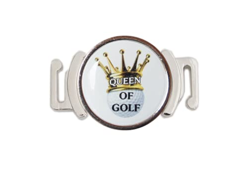 Schuhclip mit Golfball Marker Queen of Golf Golfgeschenk pfiffige Golf Idee von RoLoGOLF