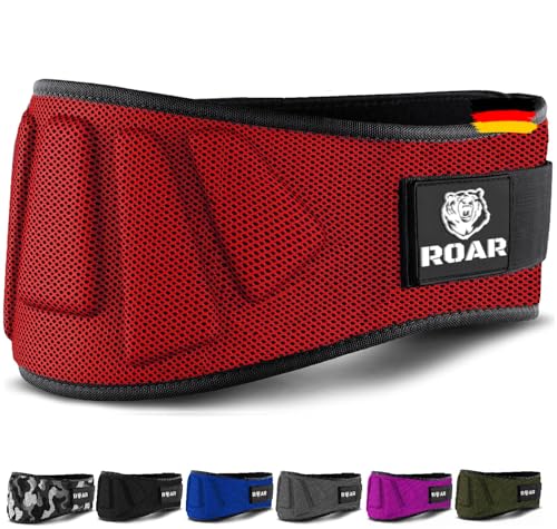 Roar® Gewichthebergürtel Herren und Damen, Lifting Belt for Gym, Powerlifting Gürtel Gewichtheben, Weightlifting Belt, Deadlift Belt, Crossfit Gürtel, Fitness Belt Men, Power Belt… von Roar