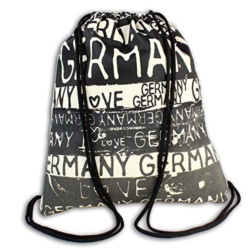 Robin Ruth I Love Germany Rucksack schwarz beige matt Baumwolle OTG6070S Baumwolle Rucksack von Robin Ruth