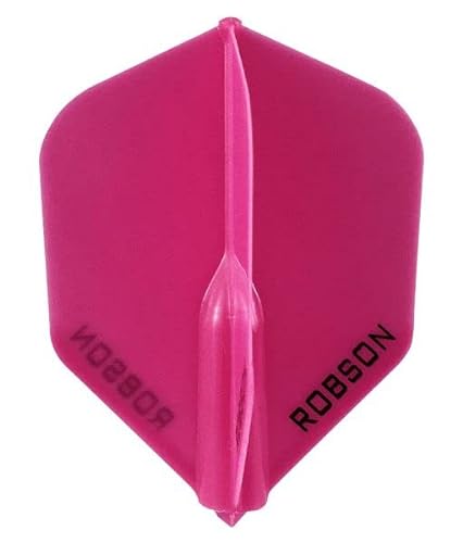 Robson Plus Dart Flight Nr. 6 Flight zum Aufstecken sehr Robust Lange haltbar (Pink) von Darts Corner