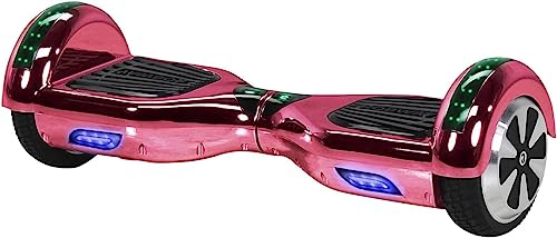 Robway W1 Hoverboard - Das Original - Marken Akku - Self Balance - 22 Farben - Bluetooth - 𝟮 x 𝟯𝟓𝟬 Watt Motoren - App - Led (Pink Chrom) von Robway
