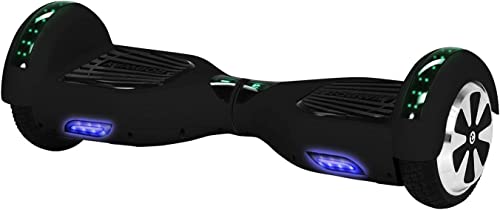 Robway W1 Hoverboard - Das Original - Marken Akku - Self Balance - 22 Farben - Bluetooth - 𝟮 x 𝟯𝟓𝟬 Watt Motoren - App - Led (Schwarz Matt) von Robway