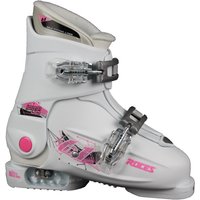 Roces Idea Up Kinder-Skistiefel White/Deep Pink von Roces