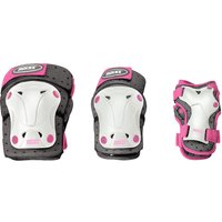 Roces JR Ventilated 3-Pack White/Pink von Roces