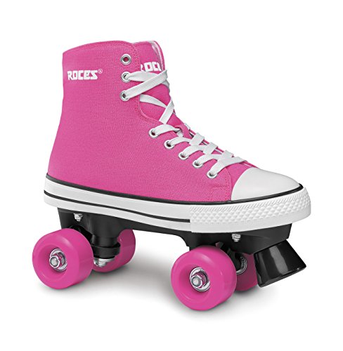 Roces Kinder Chuck Classic Roller Rollerskates/Rollschuhe Street, deep pink, 36 von Roces