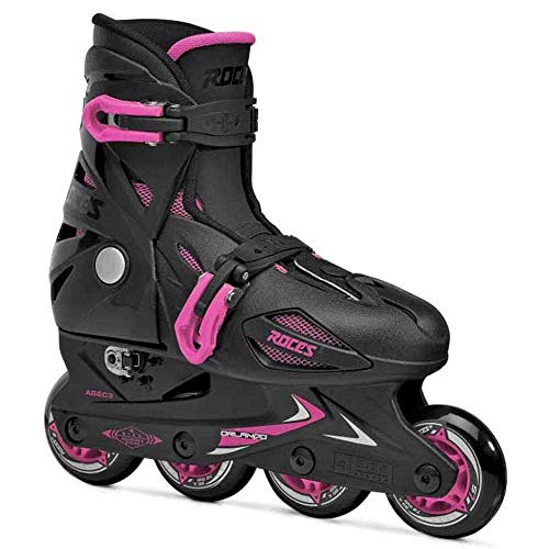 Roces Mädchen Inline-skates Orlando 3, black-pink, 25-29, 400687 von Roces