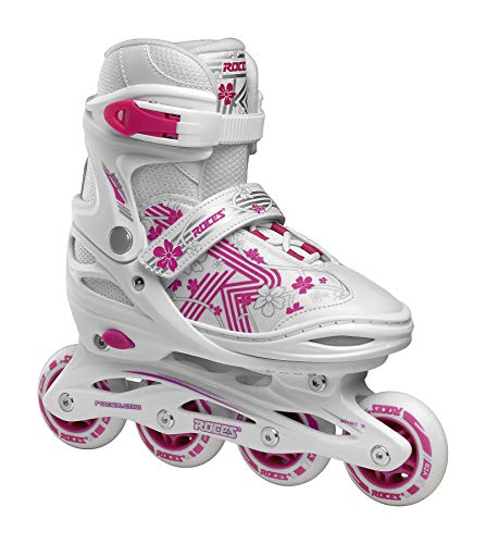 Roces Mädchen Jokey 3.0 Girl Inline-Skates, White-pink, 26/29 von Roces