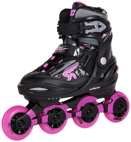 Roces Mädchen Moody Girl TIF Inline-Skates, Black-pink, 30-35 von Roces