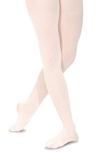 Roch Valley BL40 hochwertige Ballett Strumpfhose Weiß I (110-116cm) von Roch Valley