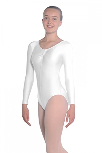 Roch Valley Martene Long Sleeve Nylon/Lycra Leotard XL Weiß von Roch Valley