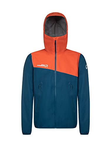 Rock Experience REMJ09421 GREAT ROOF HOODIE Jacket Unisex 1484 MOROCCAN BLUE+0630 FLAME L von Rock Experience