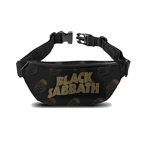 Black Sabbath Gürteltasche, Nsd Repeated, Schwarz, Einheitsgröße, Rocksax von Rocksax