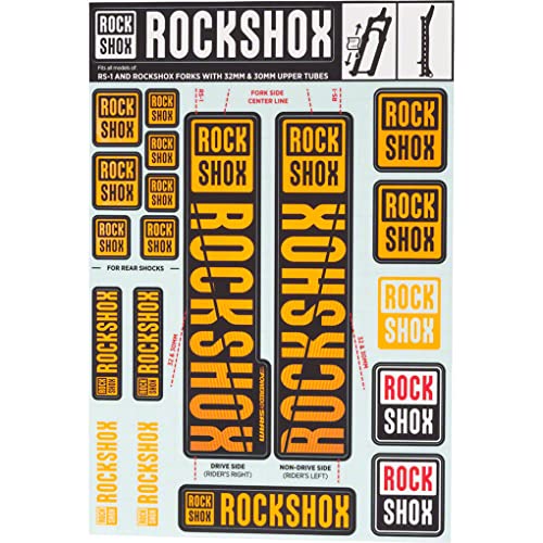 RockShox Unisex – Erwachsene Felgenbänder-03054889 Felgenbänder, Orange, 30 von RockShox