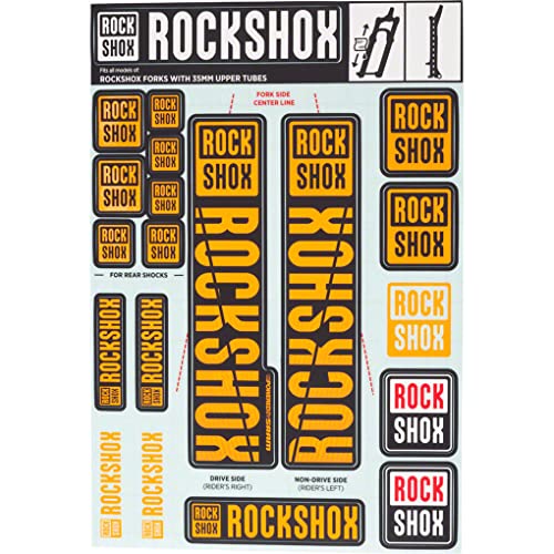 RockShox Unisex – Erwachsene Felgenbänder-03054954 Felgenbänder, Orange, 35mm von RockShox