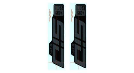 rockshox sid select  29   decal kit grey black von RockShox