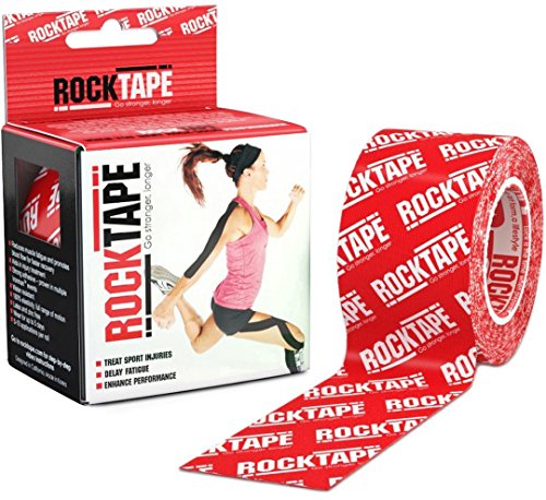 RockTape Unisex Std kinesiology recovery tapes, Logo rot, 2-Inch x 16.4-Feet EU von RockTape