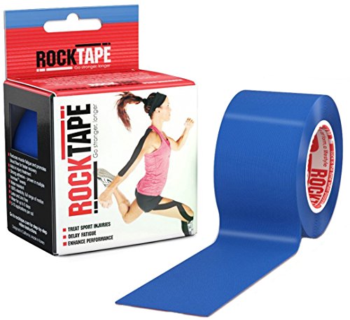 RockTape Unisex Std RockTape Kinesiology 2 Zoll Roll Support Tape Navy, Marine blau, 5cm x 5m Roll EU von RockTape