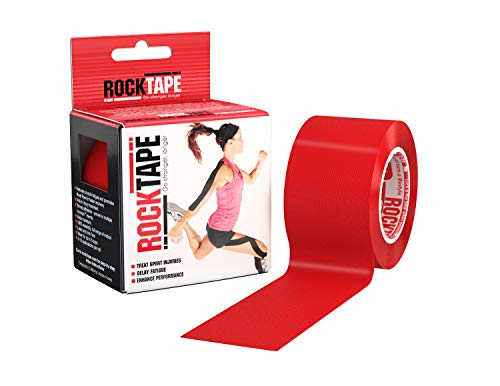 Rocktape Unisex-Adult STD Kinesiologie-Tape, Rot, 5cm x 5m von RockTape