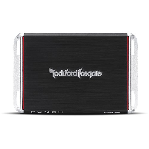 Rockford Fosgate PBR400X4D - 4/2-Kanal Endstufe mit 800 Watt (RMS: 400 Watt) von Rockford Fosgate
