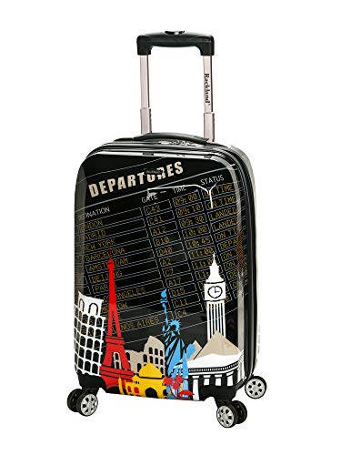 Rockland Departure Hardside Spinner Rad Gepäck-Set, Sortiert/Mehrfarbig, Handgepäck 50,8 cm, Carry-On 20-Inch, Departure Hartschalen-Koffer-Set mit Spinnrolle von Rockland